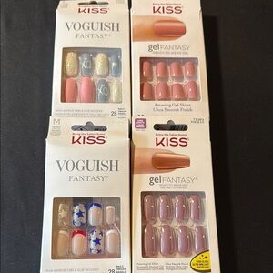 KISS Gel Fantasy and Vogueish Fantasy Nail Sets